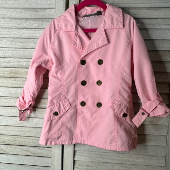 Kenneth Cole Pink Double-Breasted Kids Jacket. Size 3. Great Condition - Picture 1 of 8